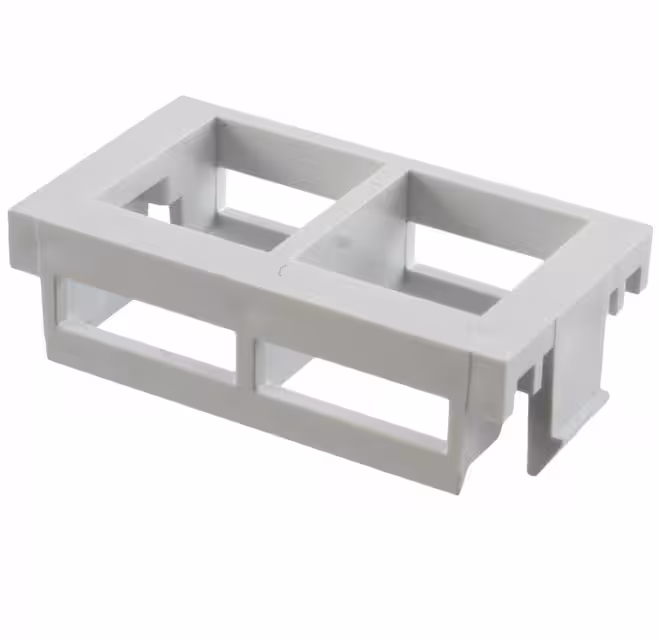 NKHF2MWH-X Panduit Corp  Cadres de plaques frontales Keystone